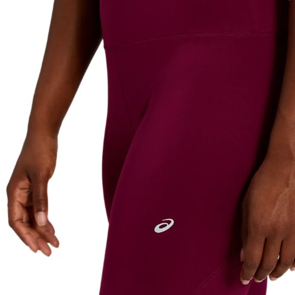 Asics W7/8 Fashion High Waisted Tight Legging - Women's Size M - Purple - Picture 4 of 12